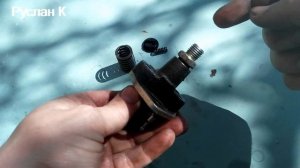 Диагностика гидроплотности ТНВД, нагнетательного клапана и плунжера мотоблока. #РусланК