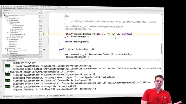 C# Clean Arch Entity Framework Core 2018 | S4P31 | Simplify Create and Update смотреть онлайн