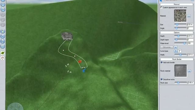 Урок - Водопад с ручьем на склоне. Realtime Landscaping Architect (flokus.ru)