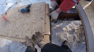 Установка пола из сип панелей
