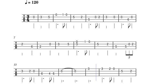 Greensleeves - Mandolin Tabs