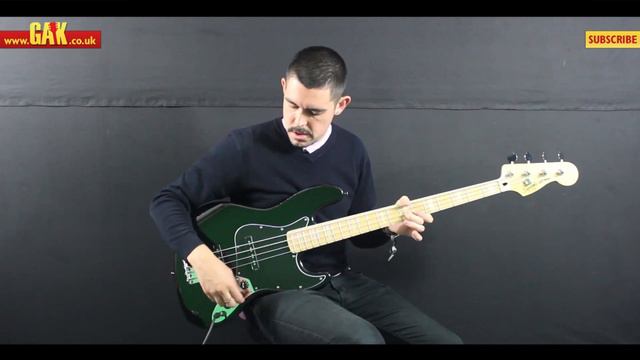 Squier - Vintage Modified Jazz Bass '77 Upgraded Demo at GAK смотреть онлайн