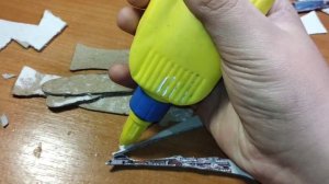 как сделать стилет из картона | stiletto tie dye 💜💙