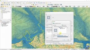 Формирование маски карты и шторки слоя в QGIS