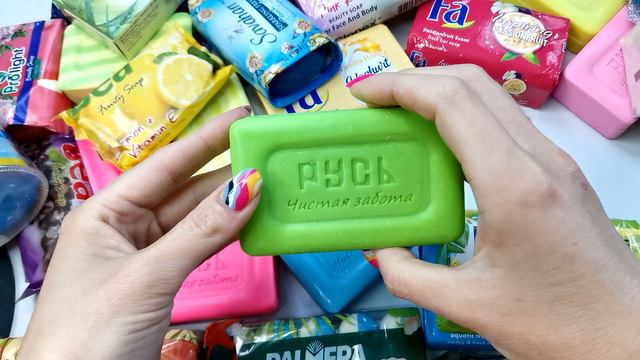 ASMR soap opening HAUL. Unhurried unpacking of soap. Распаковковываю и рассказываю. смотреть онлайн