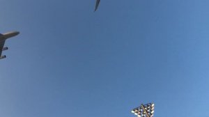 Etihad flypast before the 2019 Abu Dhabi Grand Prix at Yas Marina Circuit