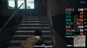 GeForce RTX 2060 -- Intel Core i5-10400F -- PUBG FPS Test