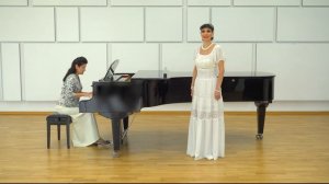 "Зацветет черемуха" муз. М.Глинка. Партия ф-но - засл.арт. РТ, доцент КГК им.Жиганова Мурзиева Г.Р.