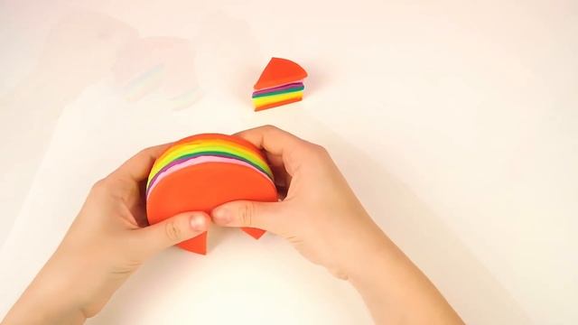 #Лепим из #пластилина #ПЛЕЙ ДО красивый торт смотреть онлайн