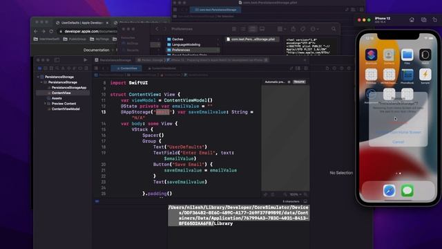 Userdefaults in swiftUI || KeyChain Storage iOS || iOS interview Questions