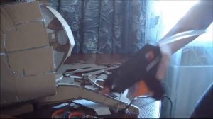 Шлем человека муравья из картона DIY