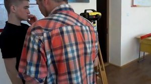 Работа с цифровым нивелиром Leica Sprinter: геометрическое нивелирование.