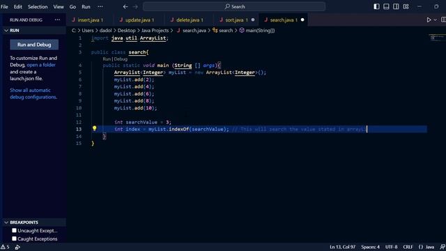 Java Programming // Search a value in a set of Array смотреть онлайн