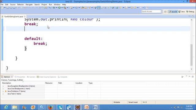 Java 7 new feature :How to use switch statements with strings