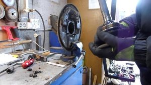 Самоходная самоделка ( укорачиваю передний мост) 3 часть