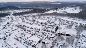 Аэросъемка с. Агинского Саянского района