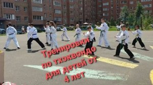 Тренировки по тхэквондо для детей от 4 лет
