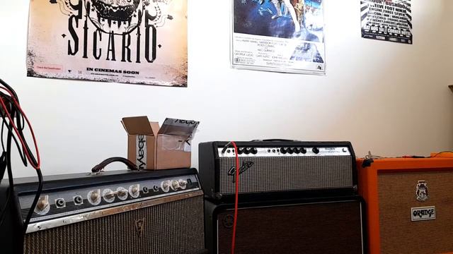 1973 Fender Bassman 100 jam & ambience with PRS ce22 смотреть онлайн