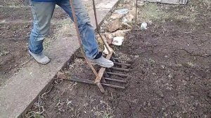 Чудо-лопата самодельная пробуем копать
