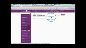 Smart Send 'eBay Application':  Tutorial 1 - Signup Process