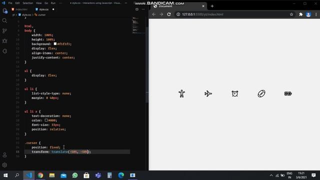 Cool Hover Effect Using Html, Css and Vanilla Javascript смотреть онлайн