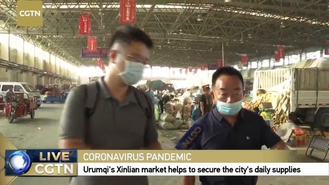 Live: How does Urumqi City secure daily supplies under COVID-19 restrictions? 探访乌鲁木齐新联市场 смотреть онлайн