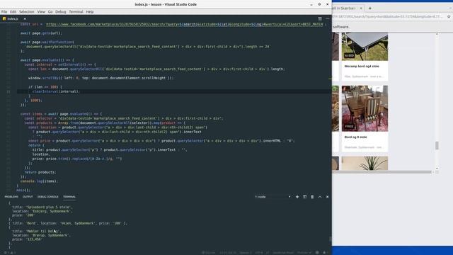 Webscraper for Facebook Marketplace Part 3