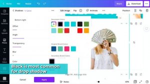 How To Add Shadows to Images In Canva (BEGINNER CANVA TUTORIAL)