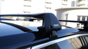 Volkswagen T-Roc -THULE Pacific 780 Rooftop cargo carrier, WingBar Edge Roof racks ,Edge Clamp Feet