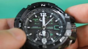 G-SHOCK GW-A1100-1A3 | Обзор и настройка (на русском) | Купить со скидкой