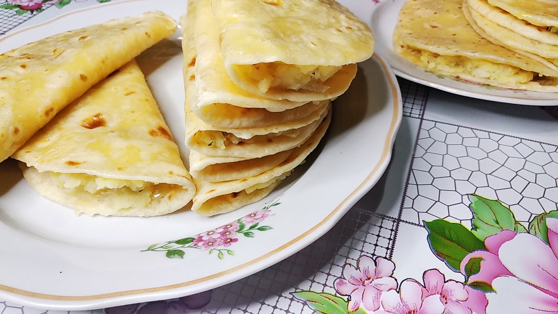 Рецепт татарского кыстыбый с картошкой рецепт