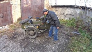 Обзор установки  удлиненной люльки на мотоцикл Урал.