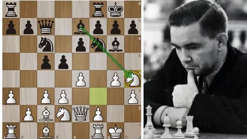 Александр Котов： Фантастический разгром в 17 ходов Тиграна Петросяна! Шахматы.