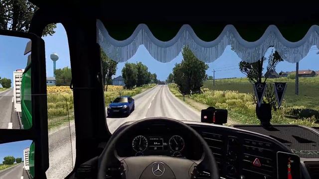 Mercedes Actros MP3 | Hungary Map | ETS2 1.45 | Esztergom ??- Budaörs ?? смотреть онлайн