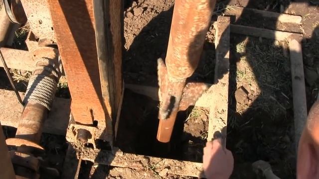 Бурение скважины самодельной установкой смотреть онлайн