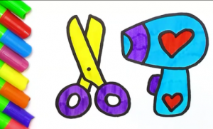 Набор для парихмахера. Рисуем с детьми