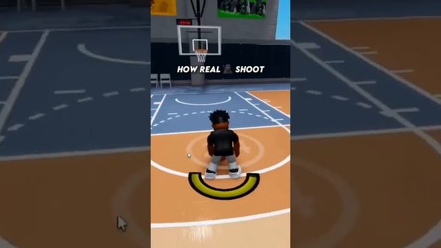 How Real Roblox Basketball Players Shoot | #Hoopslife2 #RobloxSports #robloxbasketball