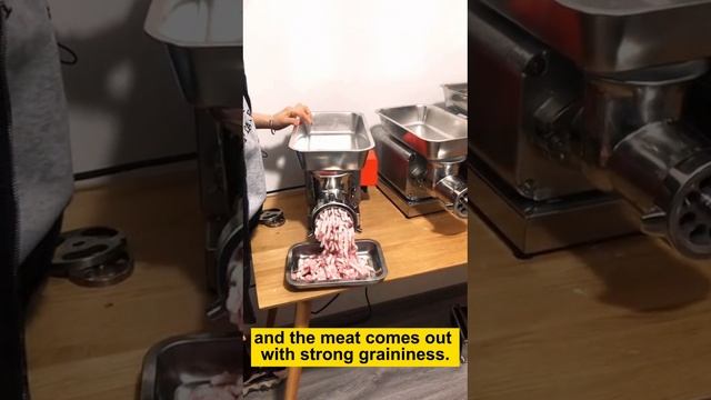 Produces extremely grainy meat using Eruis meat grinder