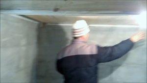внутренняя отделка бани Часть 1 (укладка гидроизоляции)