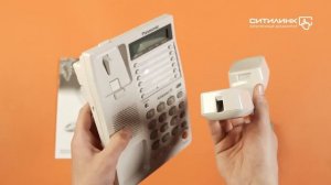 Обзор проводного телефона PANASONIC KX-TS2365RUW | Ситилинк