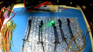 Плата управления светофором. traffic light control board НО 1:87. ТТ 1:120.