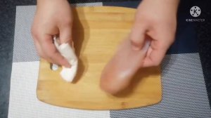 вяленое мясо " Карпаччо" из куриной грудки.