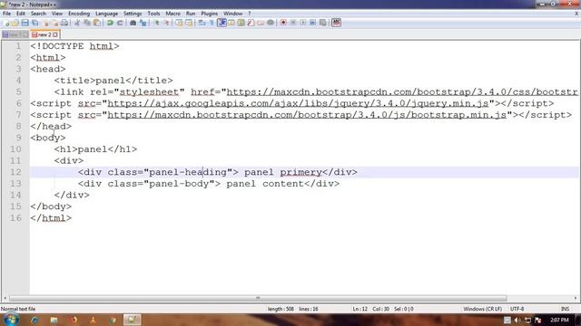 How To Learn Bootstrap Panel  PROFESSIONAL CODE