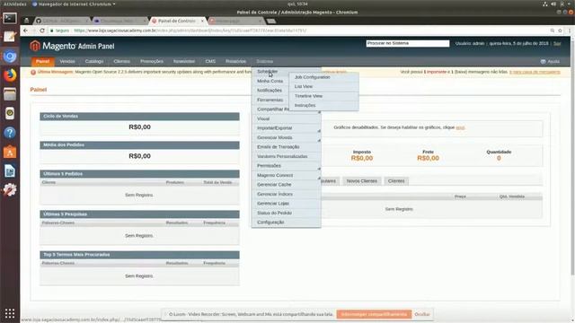 Configuração de CRON no Magento 1.x смотреть онлайн