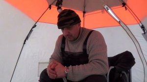 Зимняя рыбалка с ночевкой. Рузское водохранилище.