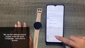 ?  How to change language SAMSUNG GALAXY WATCH 4 ⚙️  How to Use Samsung Watch 4