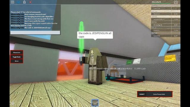 Roblox Star Wars Tycoon Code! смотреть онлайн