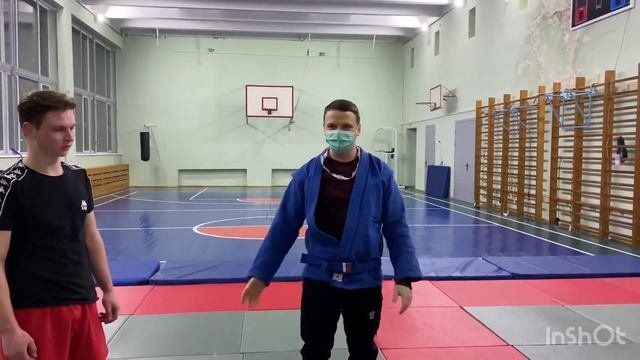 Самбо самооборона бросок через бедро #самооборона