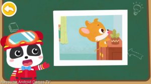Baby Panda's Fire Safety - Help Fire Rescue Team - Learn Fire Safety Tips - Babybus Gameplay HD