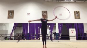 RHYTHMIC GYMNASTICS WORKOUT - HOOP